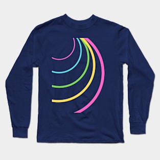 Wave Circle Tecture Long Sleeve T-Shirt